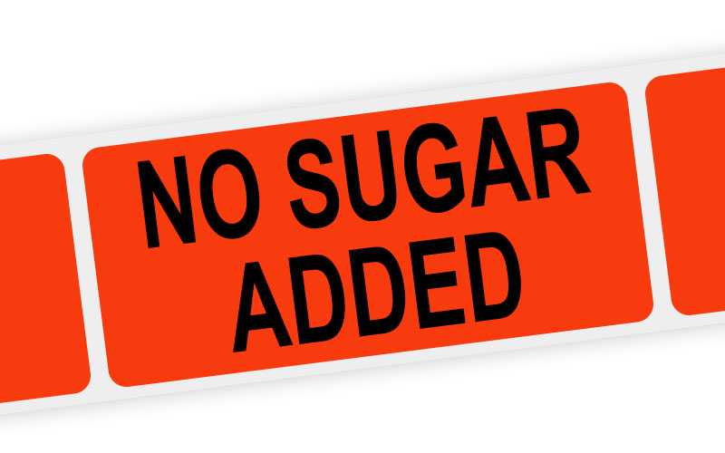 Claims of no added sugar can be misleading